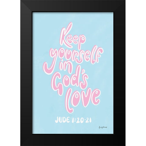 Good Words IV Black Modern Wood Framed Art Print by Thorns, Becky