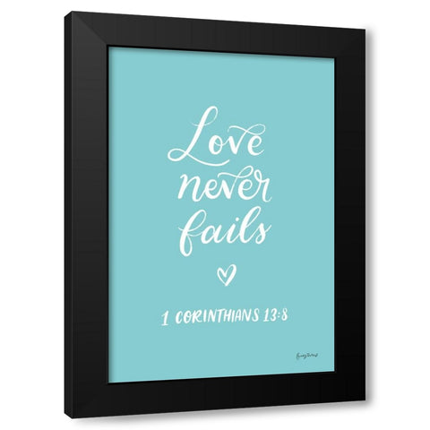 Good Words V Black Modern Wood Framed Art Print by Thorns, Becky