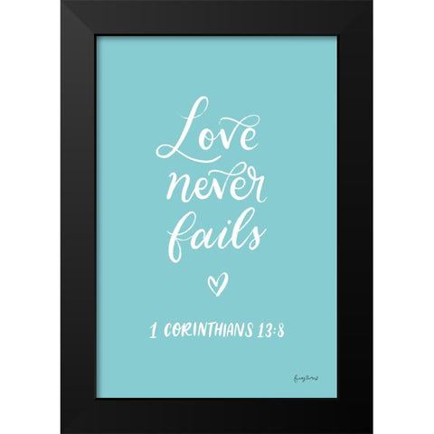 Good Words V Black Modern Wood Framed Art Print by Thorns, Becky