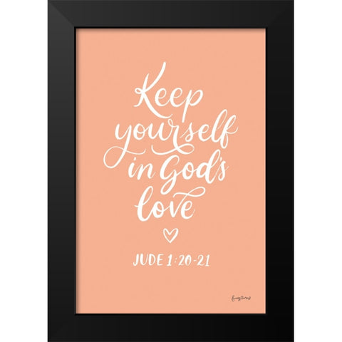 Good Words VI Black Modern Wood Framed Art Print by Thorns, Becky