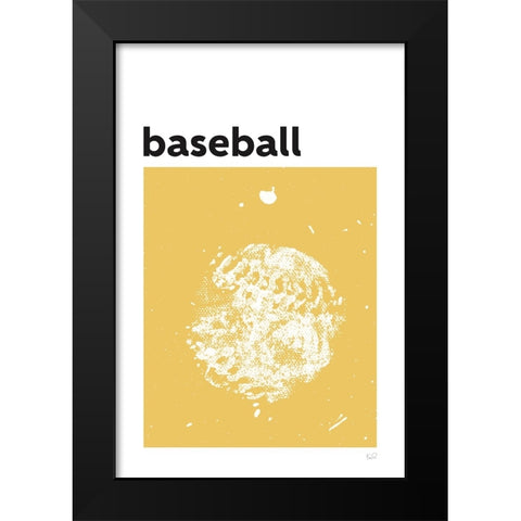 Baller I Black Modern Wood Framed Art Print by Youngstrom, Kent
