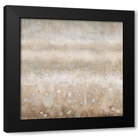 Atmosphere Black Modern Wood Framed Art Print by Nai, Danhui