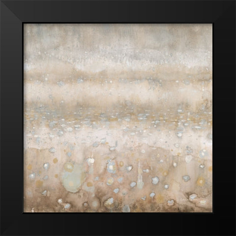 Atmosphere Black Modern Wood Framed Art Print by Nai, Danhui