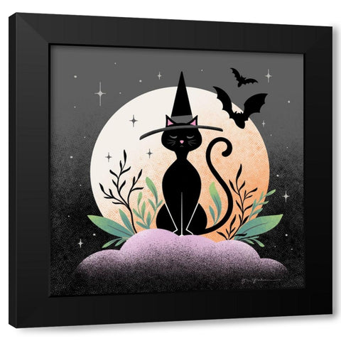Hocus Pocus II Black Modern Wood Framed Art Print by Graham, Gia