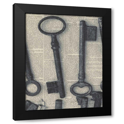 Parisian Keys I - Crop Black Modern Wood Framed Art Print by Olivier, Marc