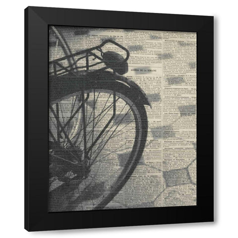 La Bicyclette III - Crop Black Modern Wood Framed Art Print by Olivier, Marc