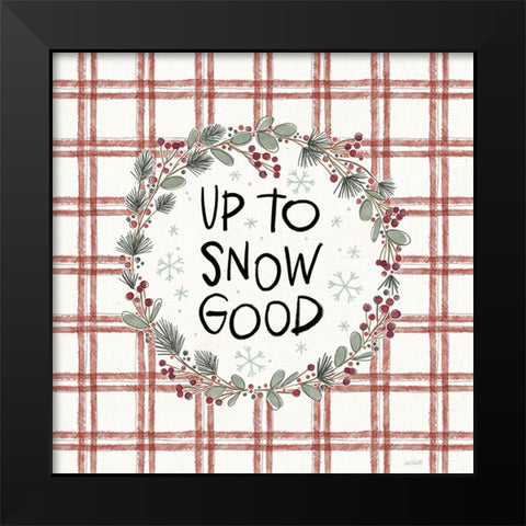 Holiday Fun IV Black Modern Wood Framed Art Print by Tavoletti, Anne
