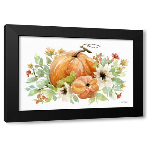 Autumn Breeze I Black Modern Wood Framed Art Print by Trimbach, Leslie