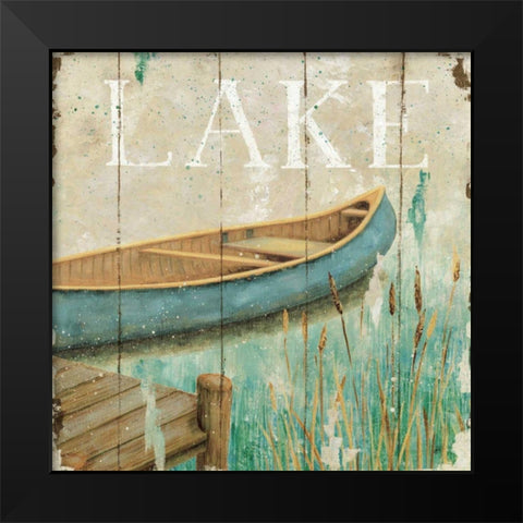 Waterside I Black Modern Wood Framed Art Print by Brissonnet, Daphne