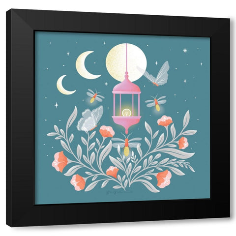 Winged Wonders VII Black Modern Wood Framed Art Print by Graham, Gia