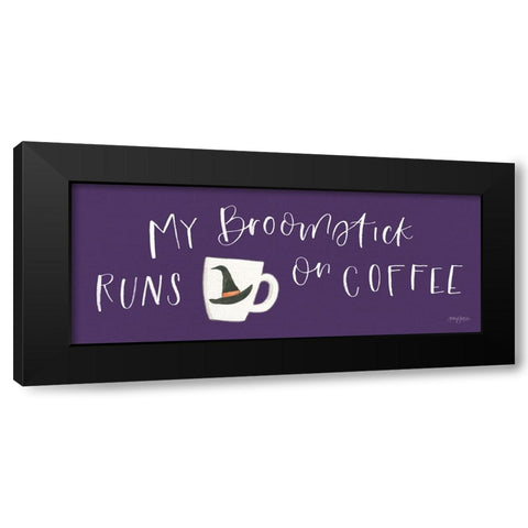 Spooky Season VI Black Modern Wood Framed Art Print by Jackson, Jenaya