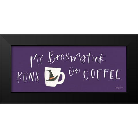 Spooky Season VI Black Modern Wood Framed Art Print by Jackson, Jenaya