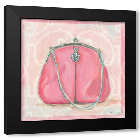 In the Pink IV Black Modern Wood Framed Art Print by Schlabach, Sue