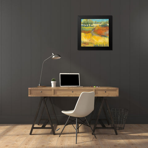 Late Summer Landscape II Black Modern Wood Framed Art Print by Rowan, Carol