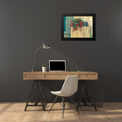 Gardeners Still Life Black Modern Wood Framed Art Print by Rowan, Carol