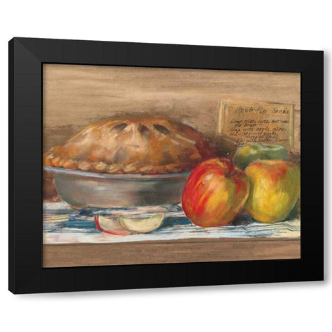 Apple Pie Black Modern Wood Framed Art Print with Double Matting by Rowan, Carol