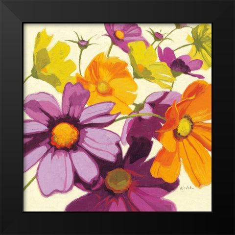 Cosmos I Black Modern Wood Framed Art Print by Novak, Shirley