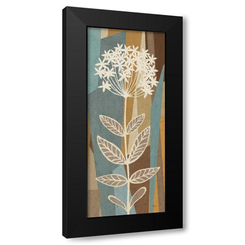Pieces of Nature IV Black Modern Wood Framed Art Print by Pela Studio
