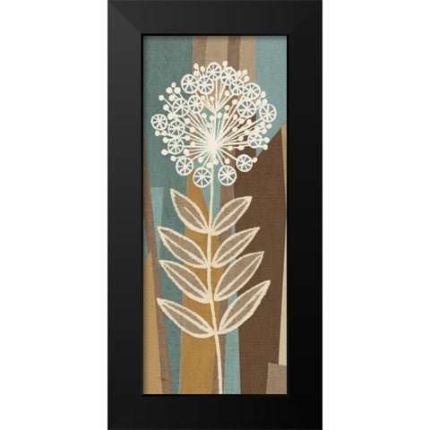 Pieces of Nature V Black Modern Wood Framed Art Print by Pela Studio