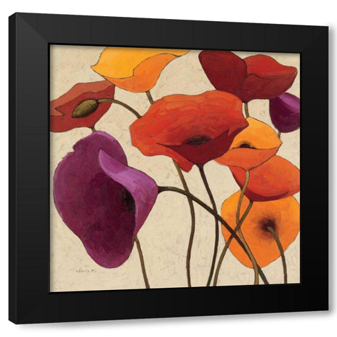 Up One Black Modern Wood Framed Art Print by Novak, Shirley