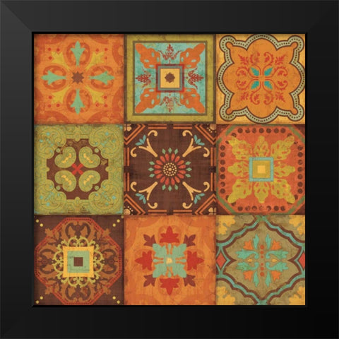From India III Black Modern Wood Framed Art Print by Pela Studio