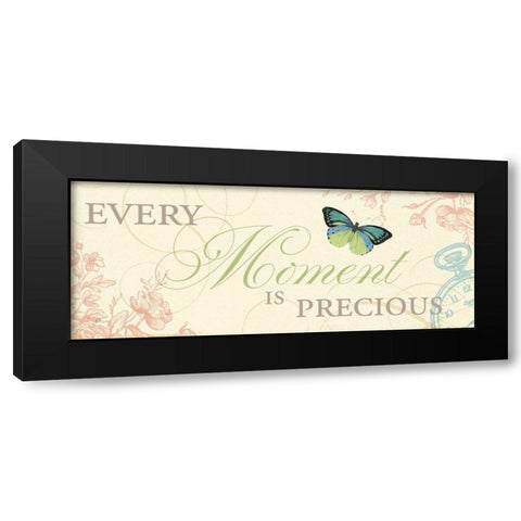 Time Flies I Black Modern Wood Framed Art Print with Double Matting by Pela Studio