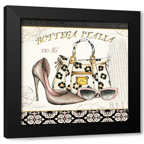 Boutique de Luxe I Black Modern Wood Framed Art Print with Double Matting by Laliberte, Andrea