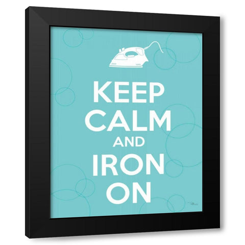 Laundry On II Black Modern Wood Framed Art Print by Pela Studio