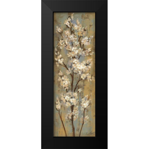 Almond Branch II Black Modern Wood Framed Art Print by Vassileva, Silvia