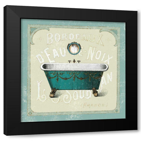 Parisian Bath IV Black Modern Wood Framed Art Print with Double Matting by Schlabach, Sue