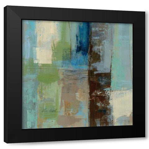 Skylights Square III Black Modern Wood Framed Art Print by Vassileva, Silvia