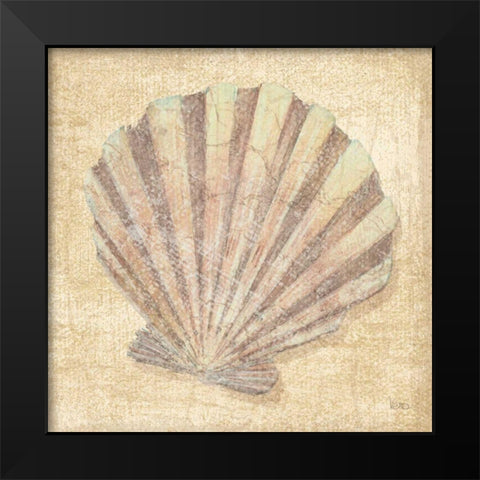 Tropical Island Shell II Black Modern Wood Framed Art Print by Charron, Veronique