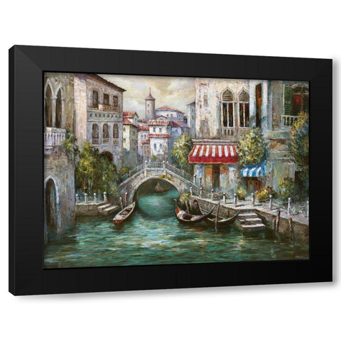 Venezia Petite I Black Modern Wood Framed Art Print by Mancini, Gianni