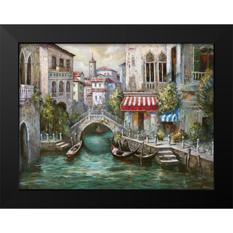 Venezia Petite I Black Modern Wood Framed Art Print by Mancini, Gianni