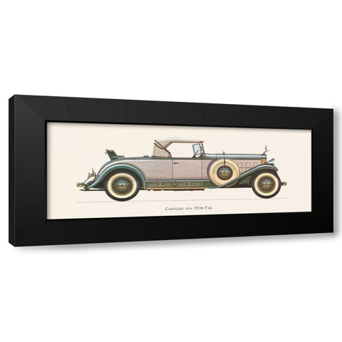 Cadillac 1931 Black Modern Wood Framed Art Print by Fantini, Antonio