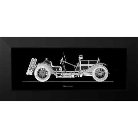 Mercer 1913 Black Modern Wood Framed Art Print by Fantini, Antonio