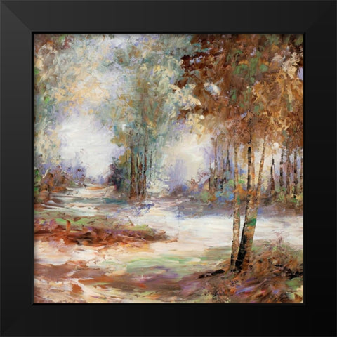 Light in Balance I Black Modern Wood Framed Art Print by Bannister, Cory