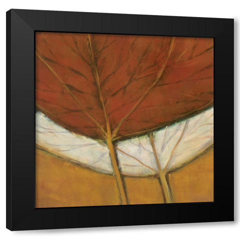 September Song I Black Modern Wood Framed Art Print by Davies, Susan