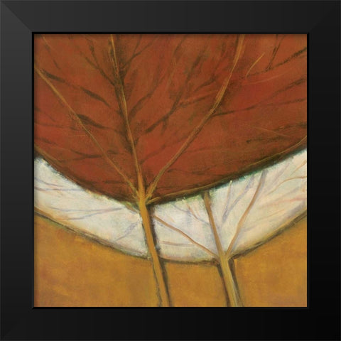 September Song I Black Modern Wood Framed Art Print by Davies, Susan