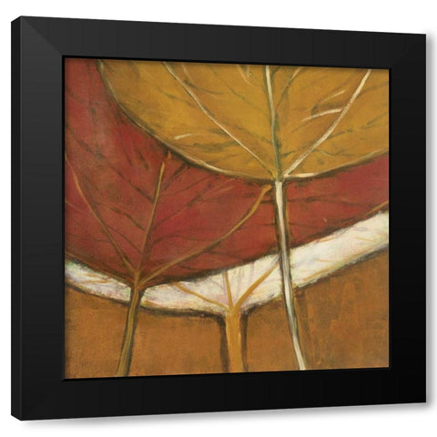 September Song II Black Modern Wood Framed Art Print by Davies, Susan
