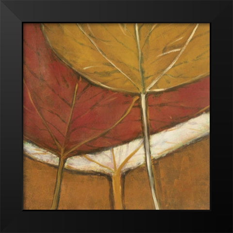 September Song II Black Modern Wood Framed Art Print by Davies, Susan