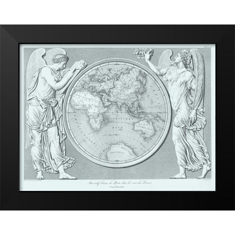 Century Classic I Black Modern Wood Framed Art Print by Baltard, Emile