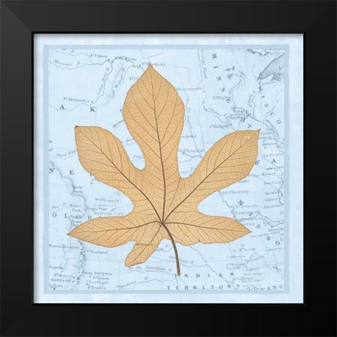 Natures Profile A Black Modern Wood Framed Art Print by Bannister, Cory