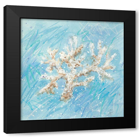 La Mer B Black Modern Wood Framed Art Print by Sic, Jerry