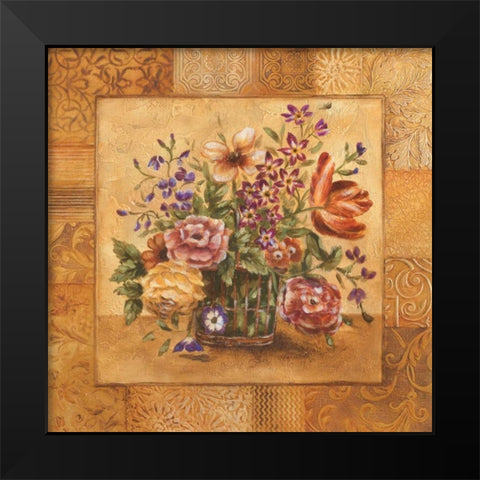 Firenze Sampler II Black Modern Wood Framed Art Print by King, Michael