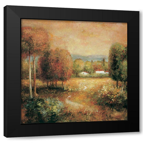 Berkshire Memory I Black Modern Wood Framed Art Print with Double Matting by Rogers, Adam