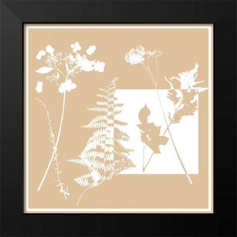 Yin and Yang II Black Modern Wood Framed Art Print by Bannister, Cory