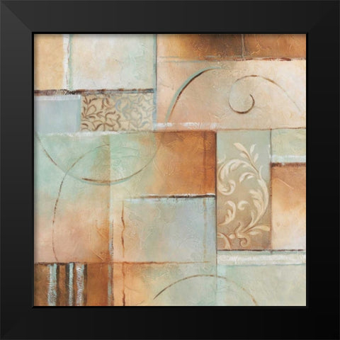 Legacy II Black Modern Wood Framed Art Print by King, Michael