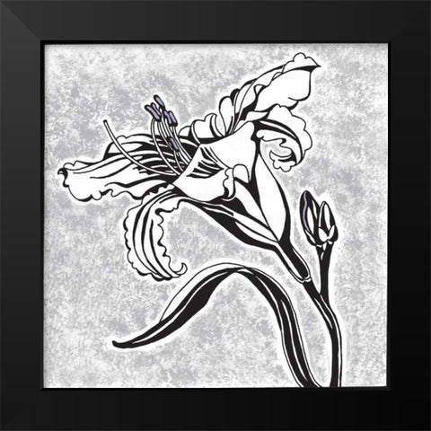 Special Delivery B Black Modern Wood Framed Art Print by Shelby, Judy