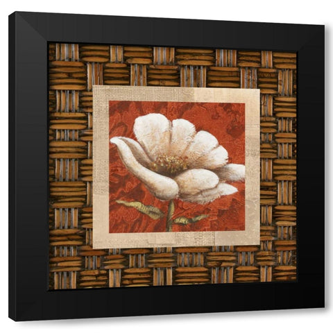 Plantation Themes B Black Modern Wood Framed Art Print with Double Matting by Davies, Susan